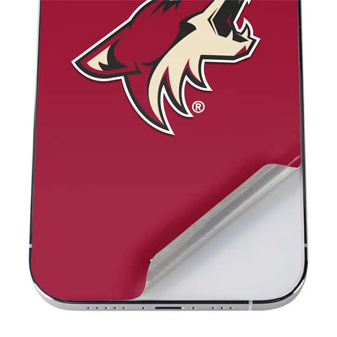 NHL Arizona Coyotes Solid Background iPhone 12 Pro Max Skin